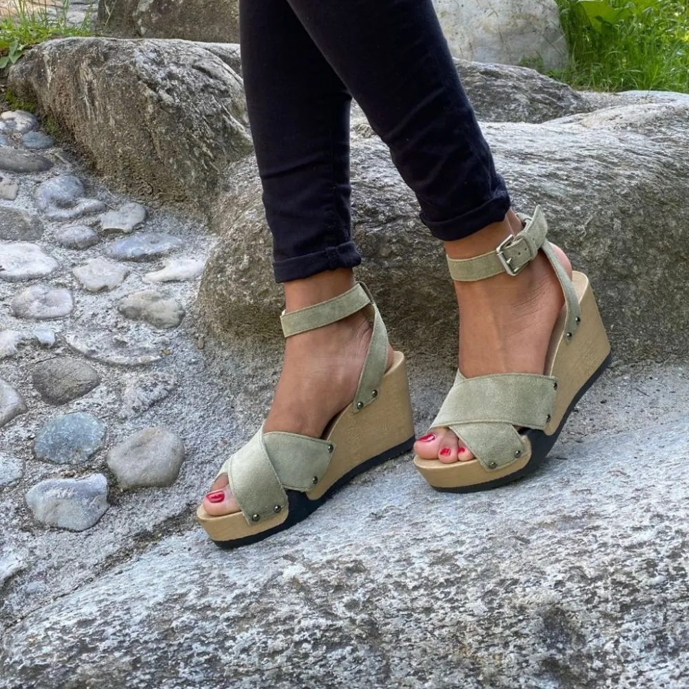 Abbie Kaschmir Khaki (Natur)-SOFTCLOX New