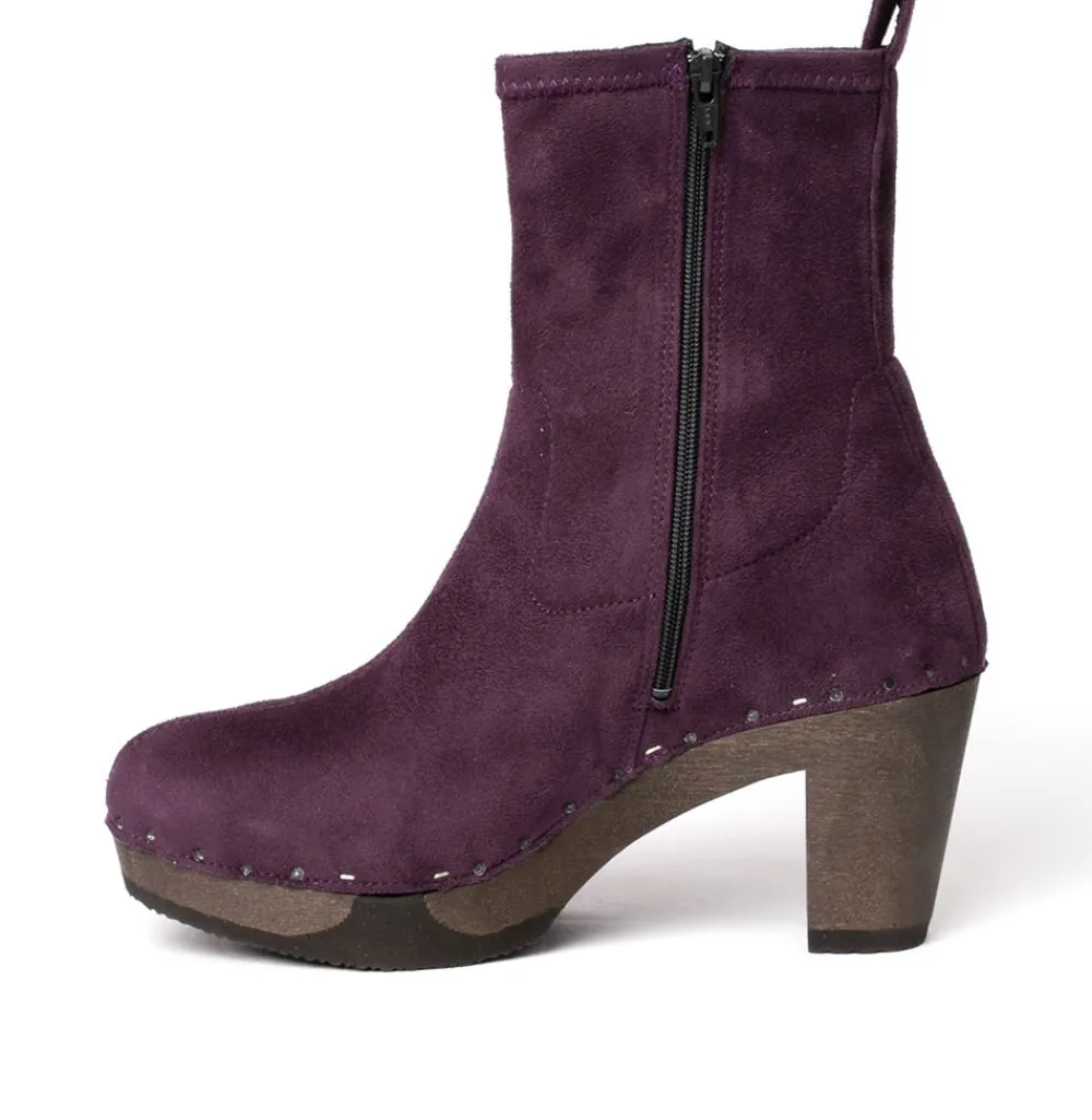 Fabia Vegan Velourseffekt Viola (Dunkel)-SOFTCLOX Online