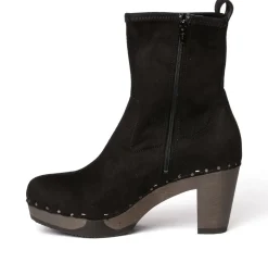 Fabia Vegan Velourseffekt Schwarz (Dunkel)-SOFTCLOX Best