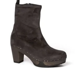 Fabia Vegan Velourseffekt Grau (Dunkel)-SOFTCLOX Online