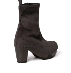 Fabia Vegan Velourseffekt Grau (Dunkel)-SOFTCLOX Online