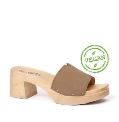 Henrietta Vegan Velourseffekt Tabacco (Natur)-SOFTCLOX New