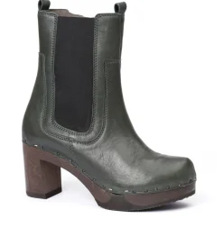 Laurentia Washed Nappa Oliv-SOFTCLOX Fashion