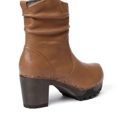 O-Bootie Washed Nappa Camel-SOFTCLOX Clearance