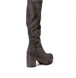 Olivera Vegan Velourseffekt Grau (Dunkel)-SOFTCLOX Outlet